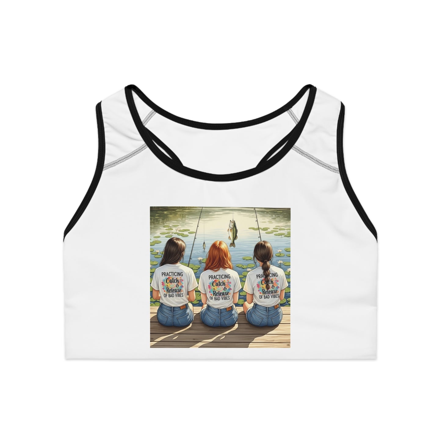 Chic Zen Seeker Sports Bra with Minimalist Design: For Workouts, Gym, Yoga, Running, Fitness