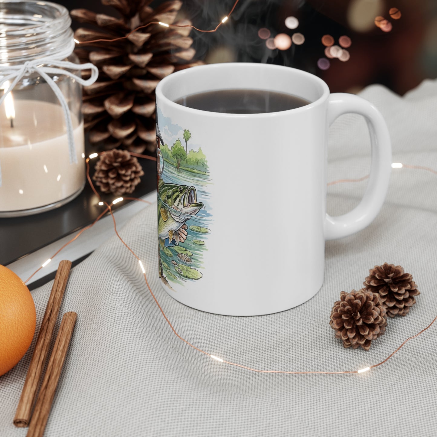 Bass-ically Caffeinated: Ready to Hunt Lunker: Nature Lover's Drinkware