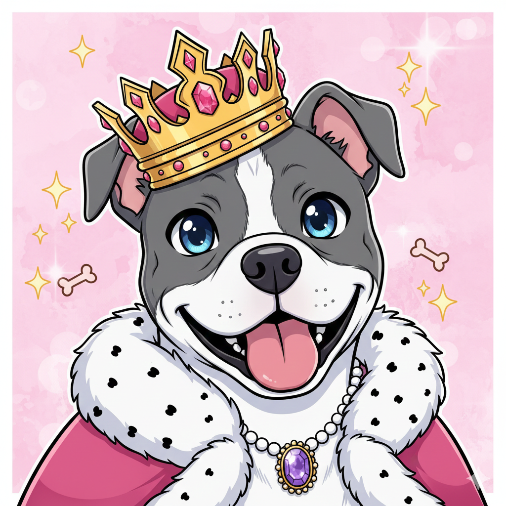 Simplified baby picture of Queen June of the Kingdom of Barkshire