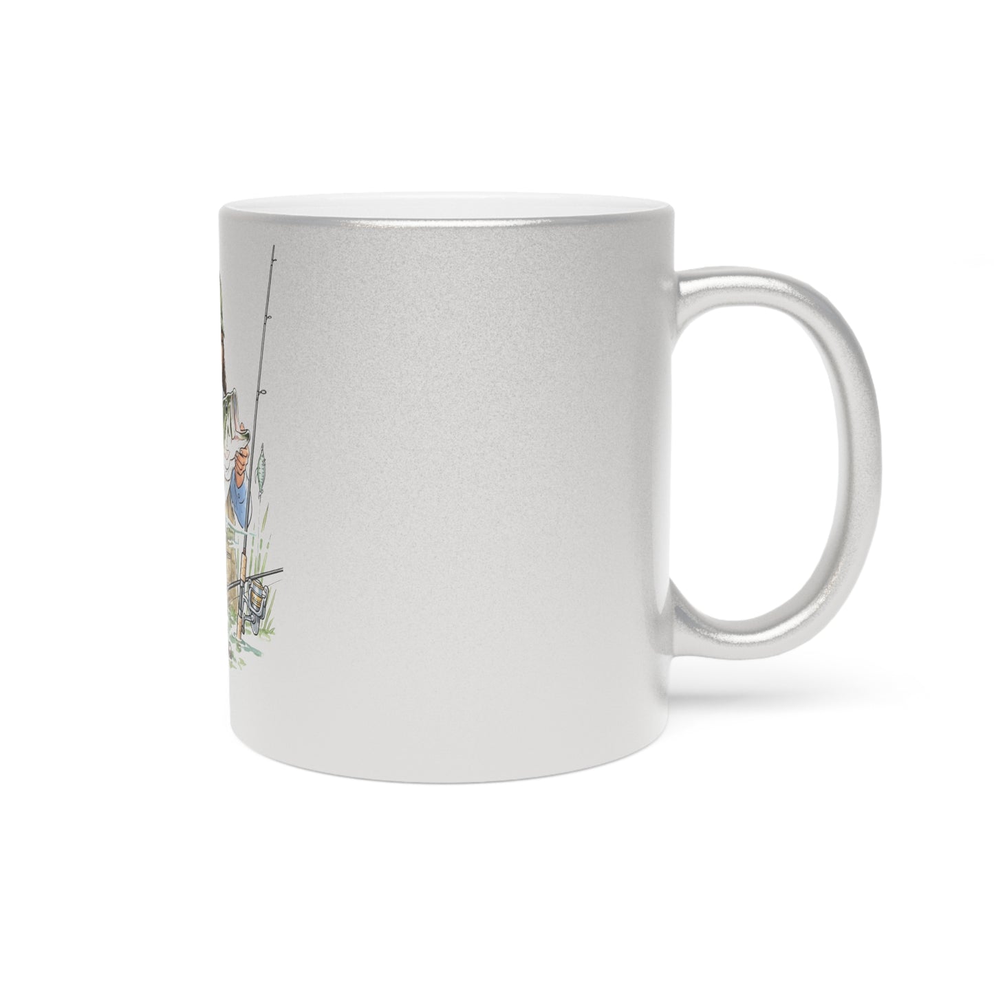 Do Not Disturb "We're Studying Bass" Mug : Fishing Adventure Metallic Mug
