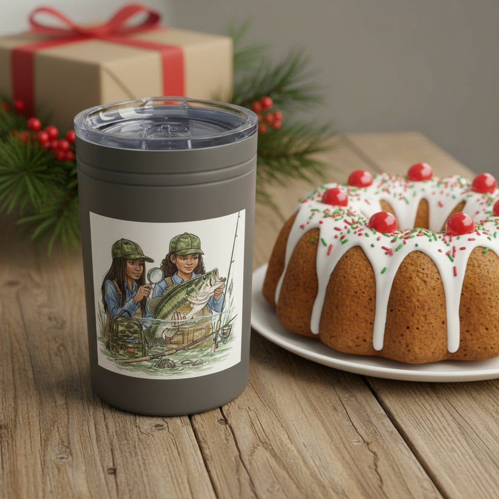 Bass Behavior Study Buddy: Fishing Friends Vacuum Insulated Tumbler For Anglers