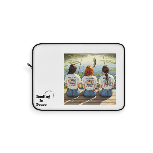 Bass-ically a Laptop Life Preserver: Fishing Friends Laptop Case for Outdoors Lovers