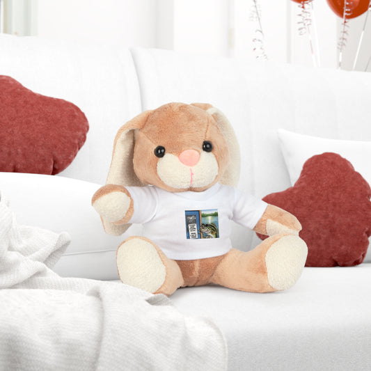 My Angler's Out Fishing, So I'm Here for Hugs: Adorable Plush Bunny