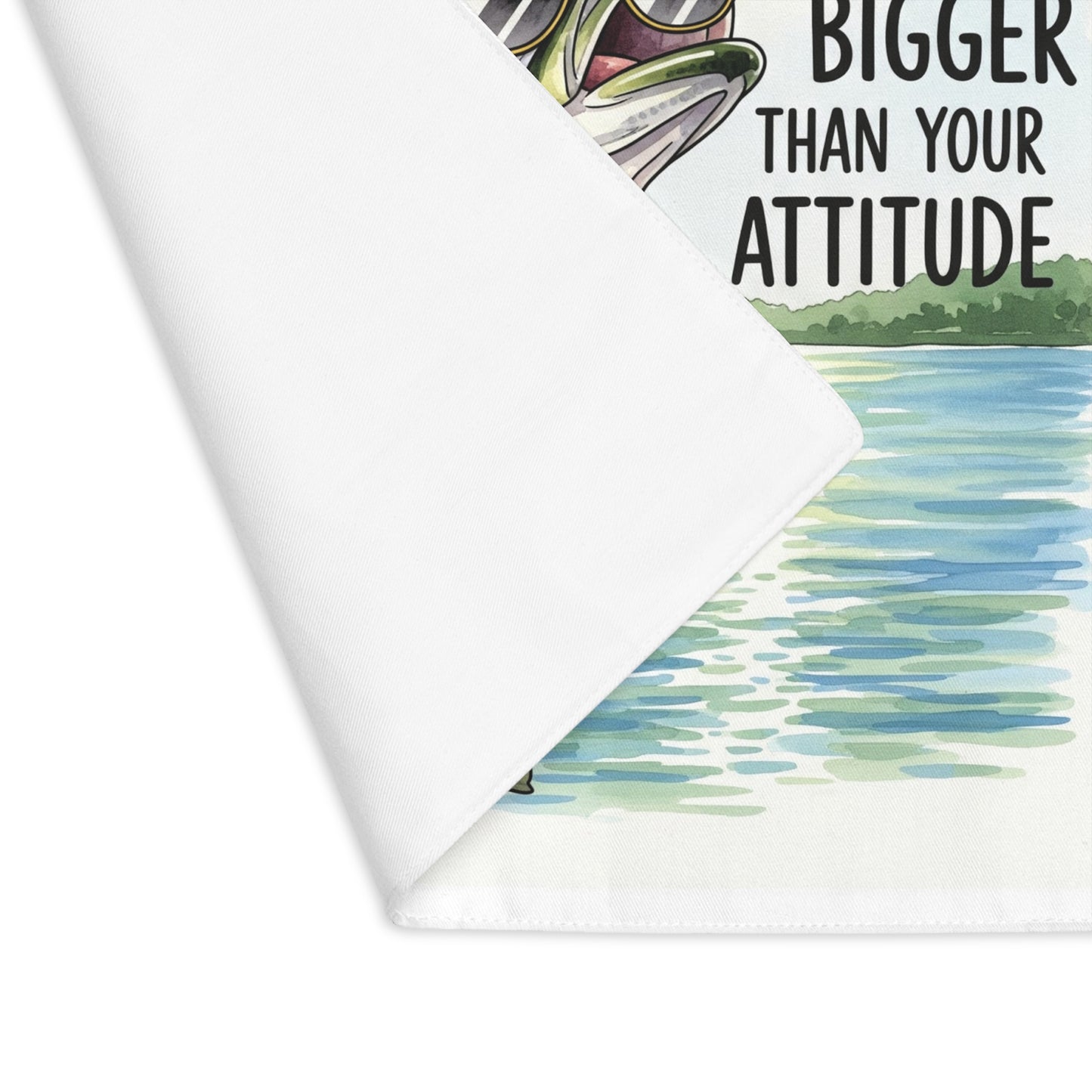 Fishing Placemat - Level Up Your Chow Time: The Reel Girls Bass Boss Placemat!