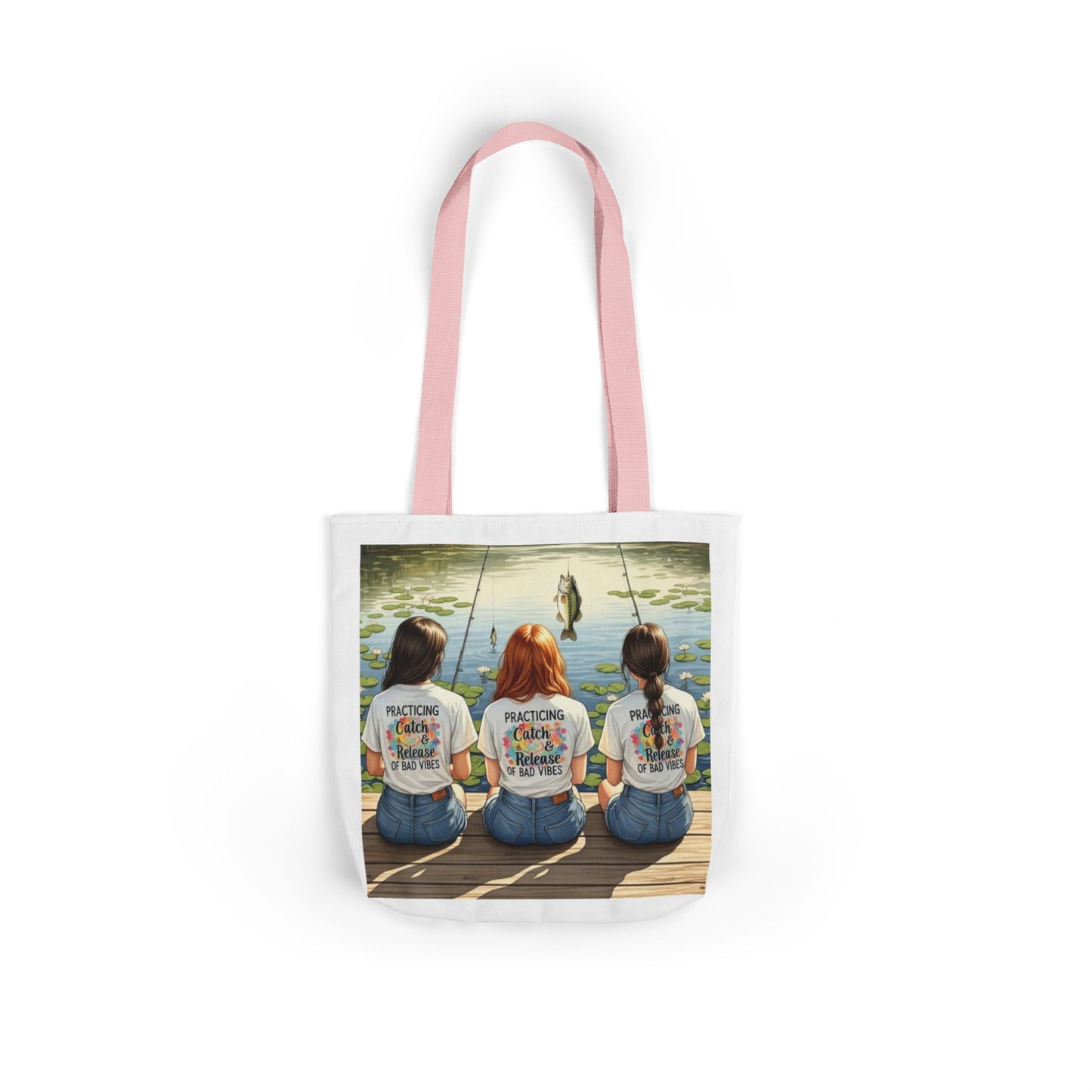 Lure of Friendship Canvas Tote Bag