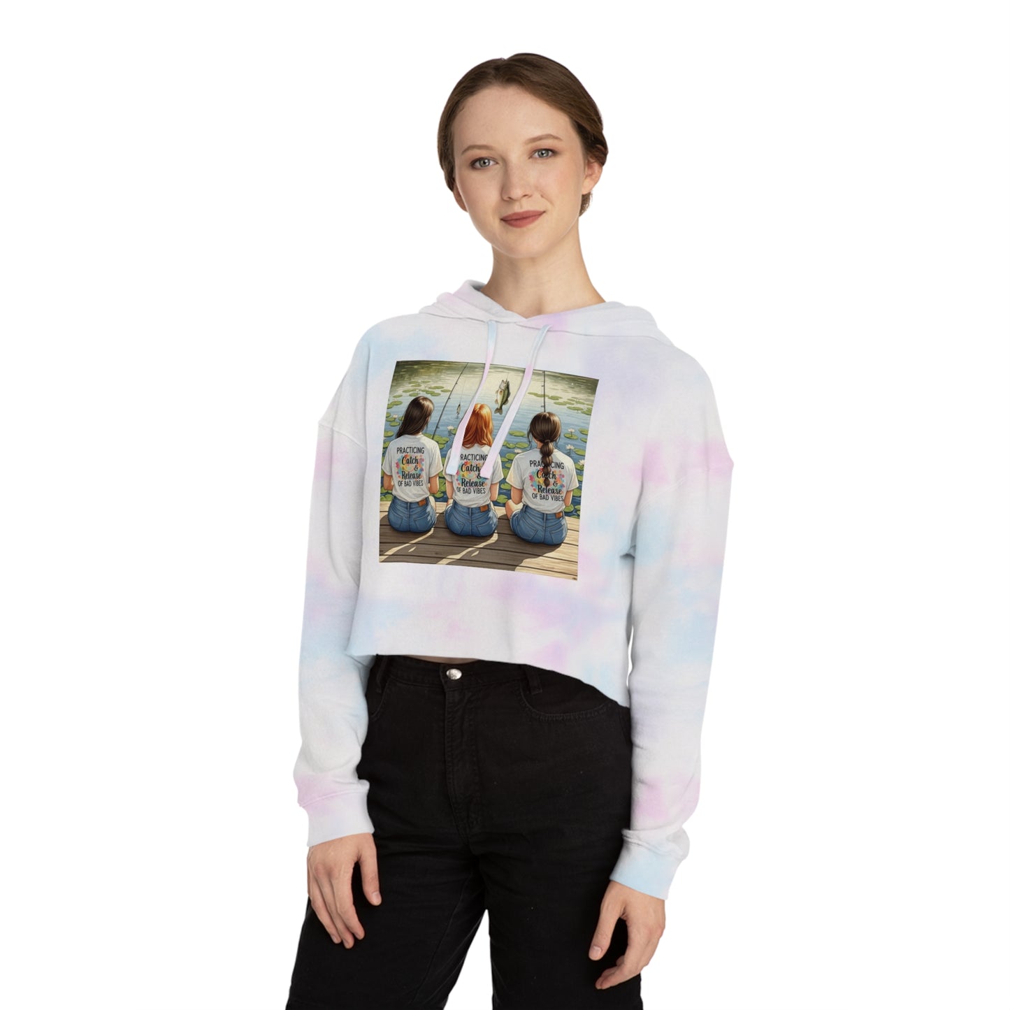 Hoodie So Good, It's Lure-ing: Women’s Cropped Hoodie Sweatshirt for Stylish Casual Wear