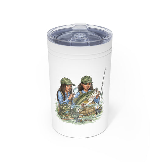 Bass Behavior Study Buddy: Fishing Friends Vacuum Insulated Tumbler For Anglers