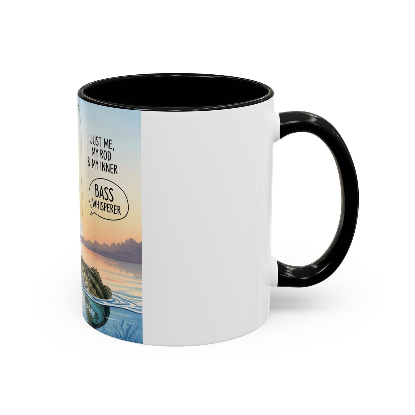 Fishing Lover's Accent Coffee Mug - Bass Whisperer