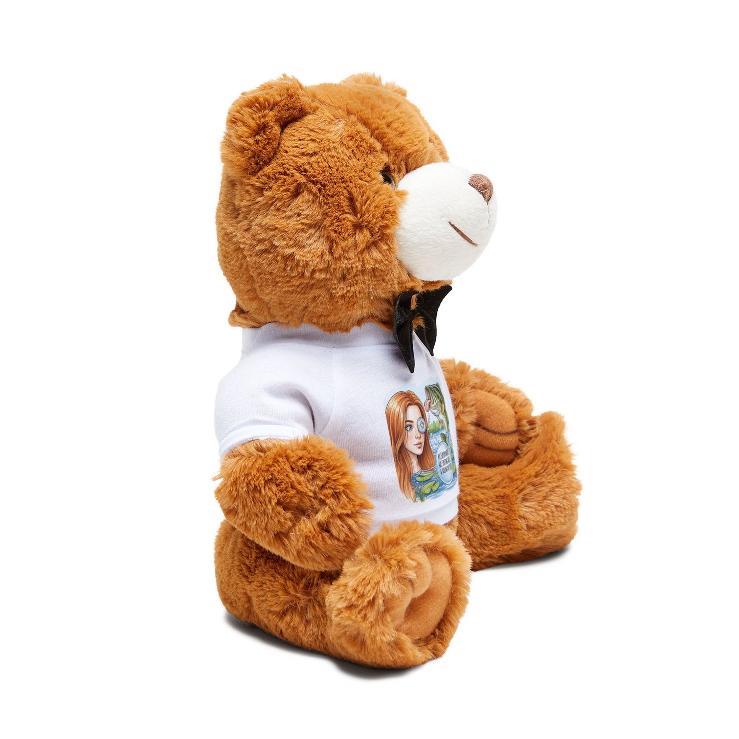 Cuddly Companion Teddy Bear with Custom T-Shirt