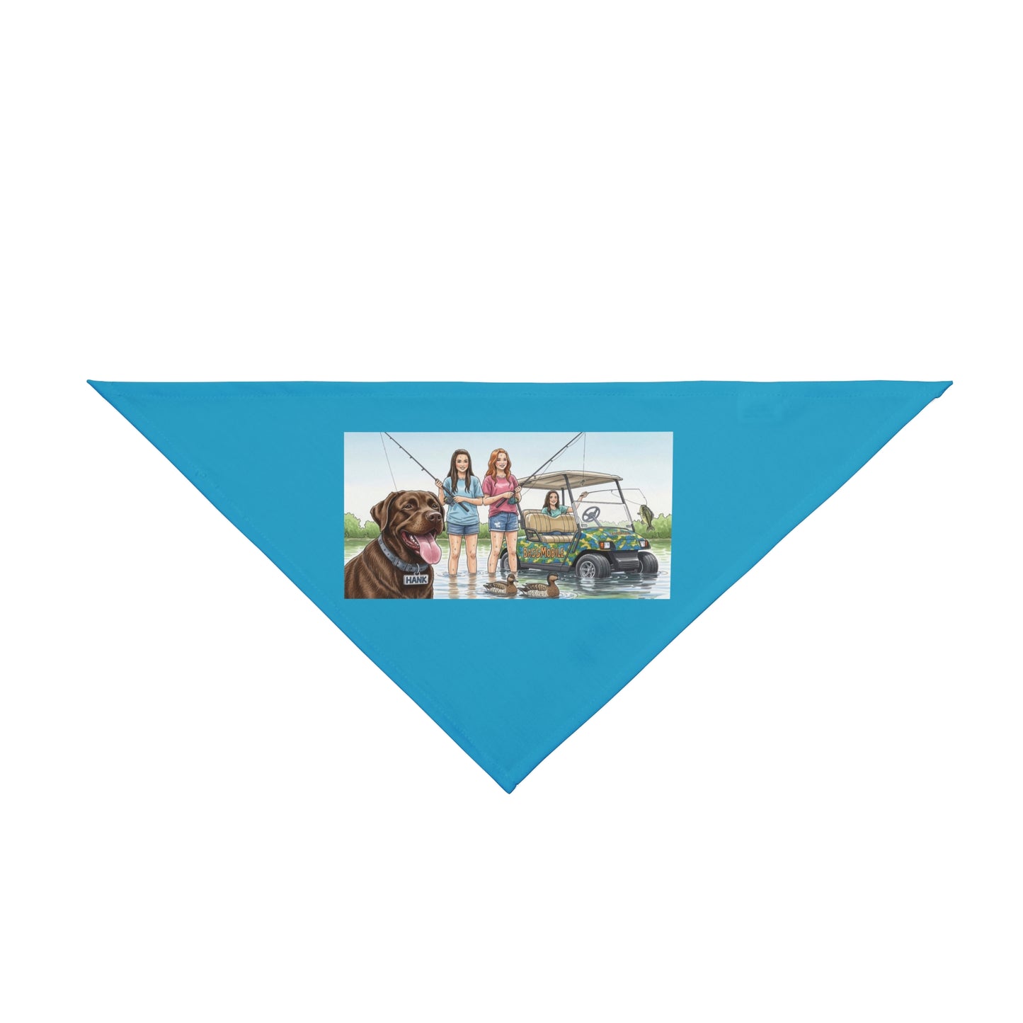 Powered by Naps & Future Bass Dreams - The Summer Angler Scarf Cute Pet Bandana