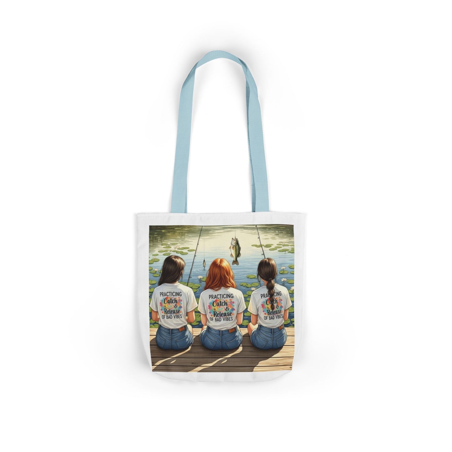 Lure of Friendship Canvas Tote Bag