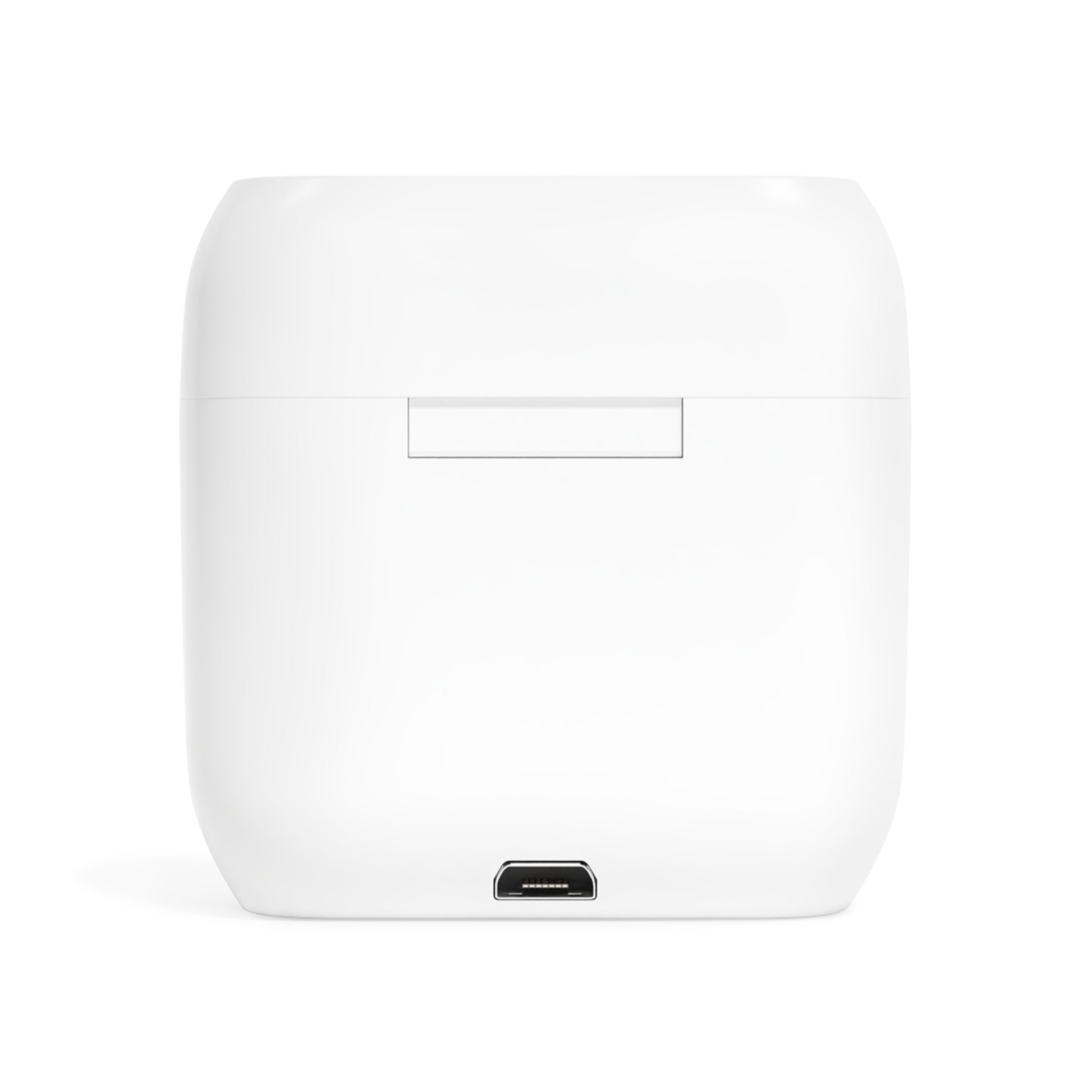 Back - White rectangular product on a white background