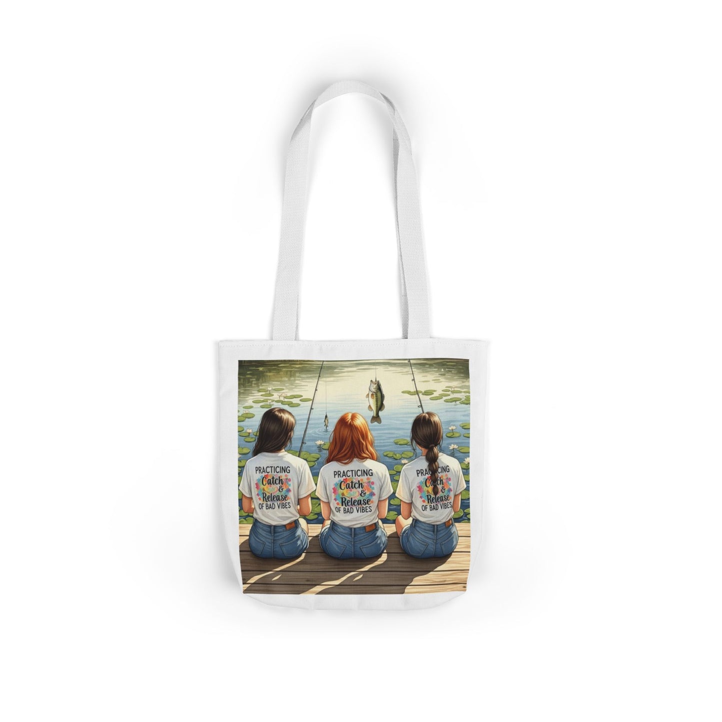 Lure of Friendship Canvas Tote Bag