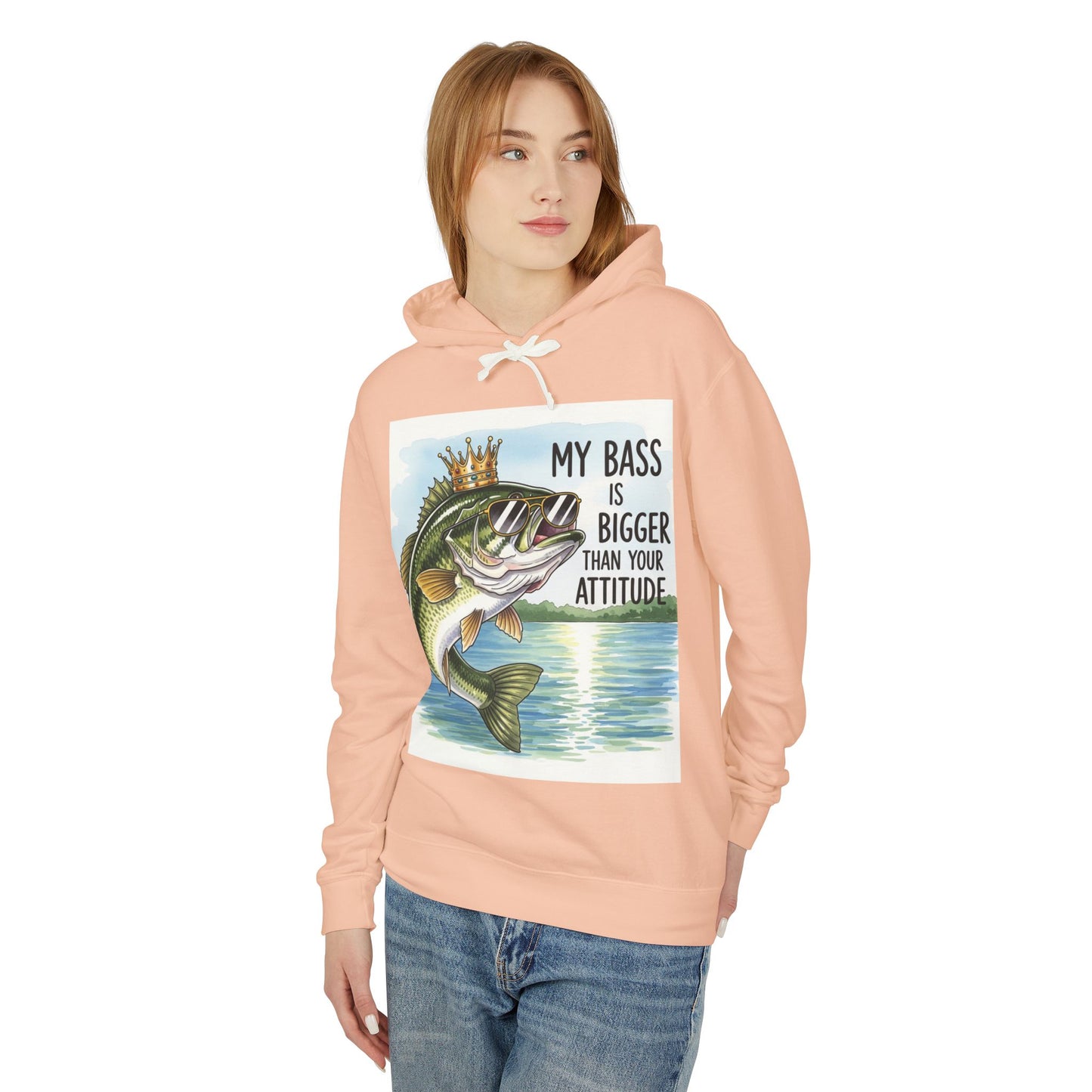 Level Up Your Angler Style: The Reel Girls "Bass vs. Attitude" Hoodie!