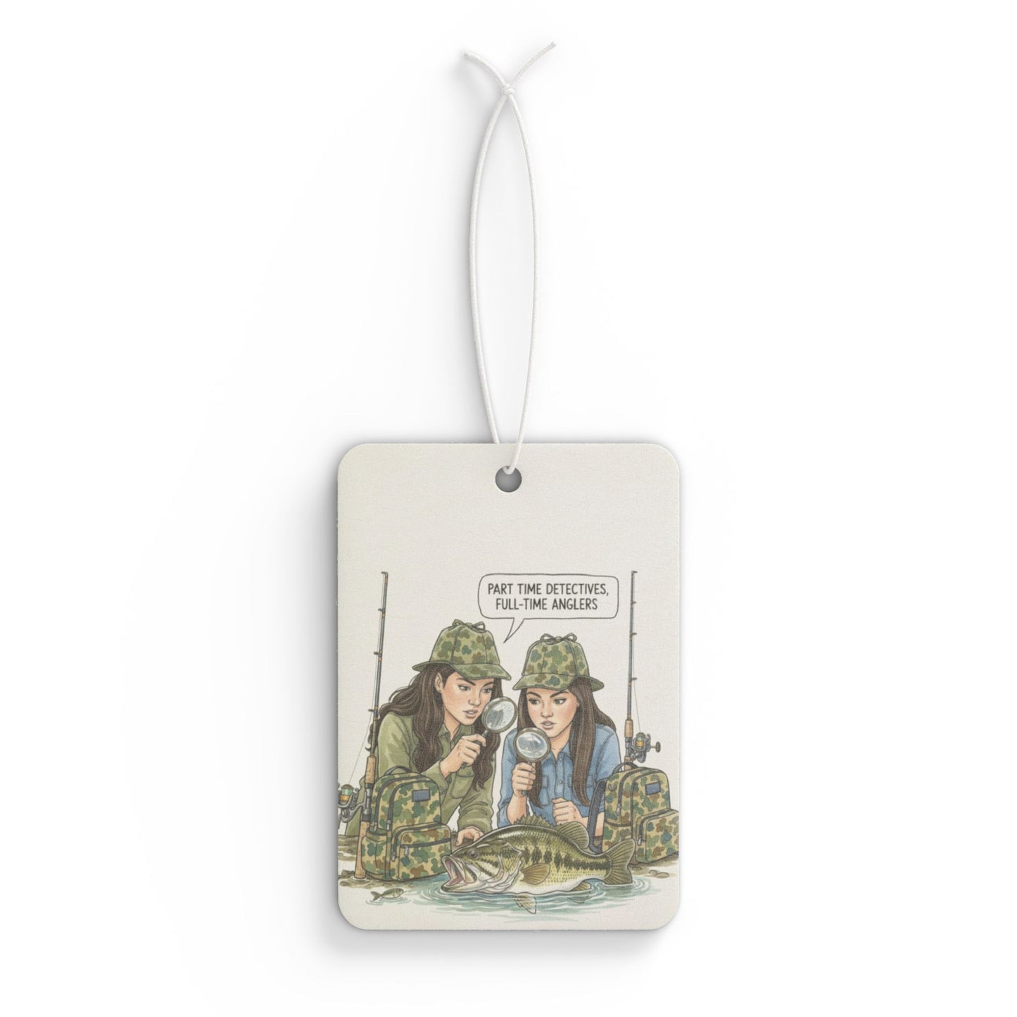 Bass Detective Gumshoe's Go-To Car Air Freshener