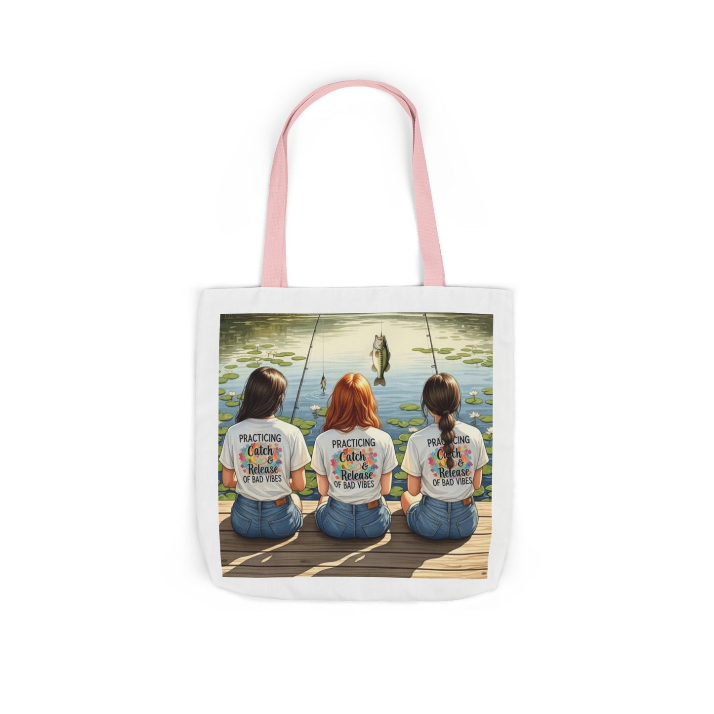 Lure of Friendship Canvas Tote Bag