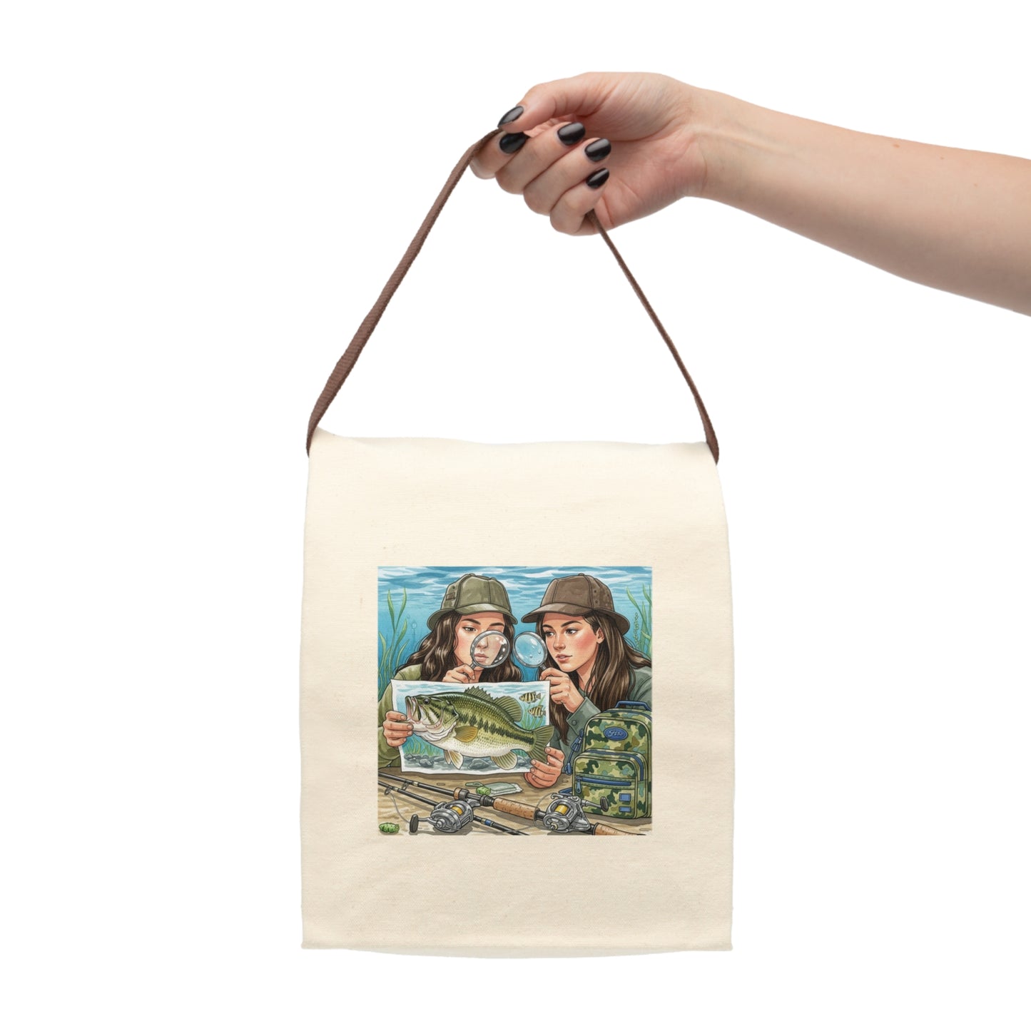 Lure-ing in Lunch: Eco-Friendly Fishing Canvas Lunch Bag