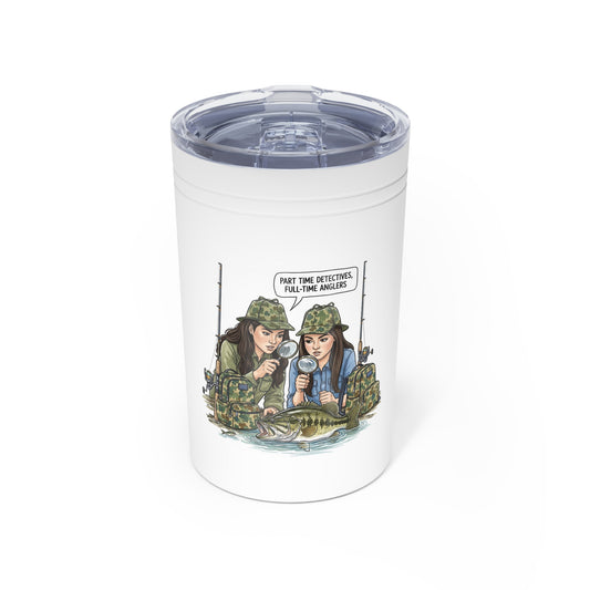 Reel Girls Tumbler of Overthinking Bass Behavior - Fishing Enthusiast Insulated Tumbler