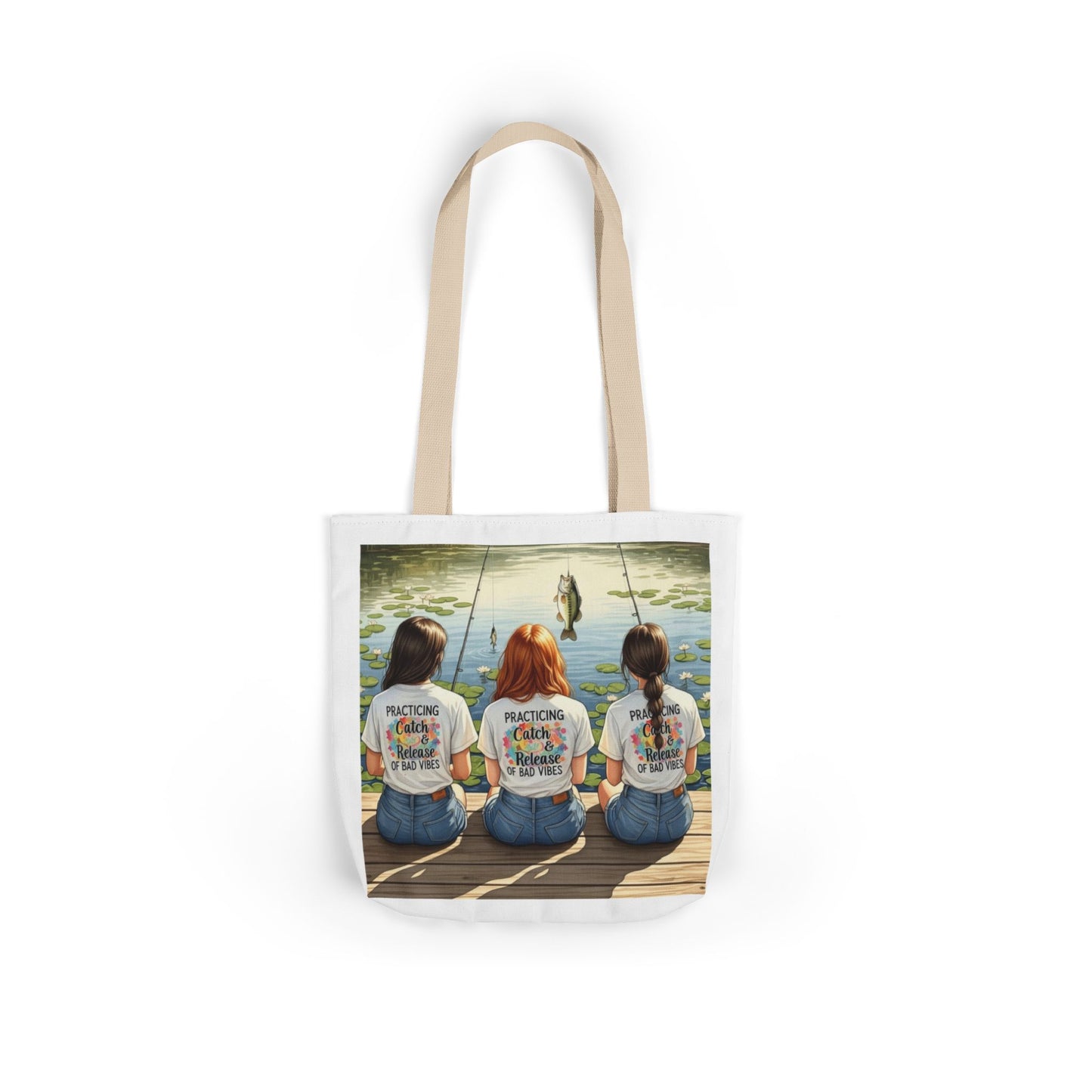 Lure of Friendship Canvas Tote Bag