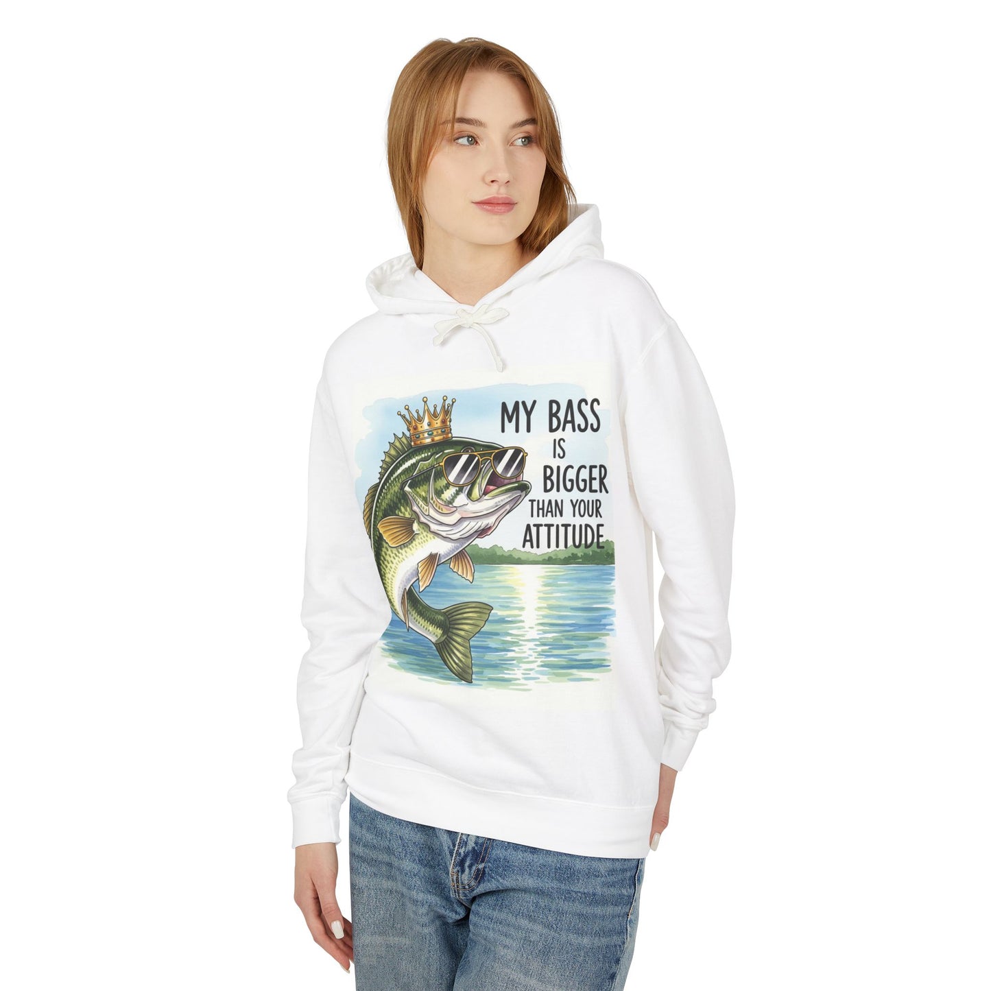 Level Up Your Angler Style: The Reel Girls "Bass vs. Attitude" Hoodie!