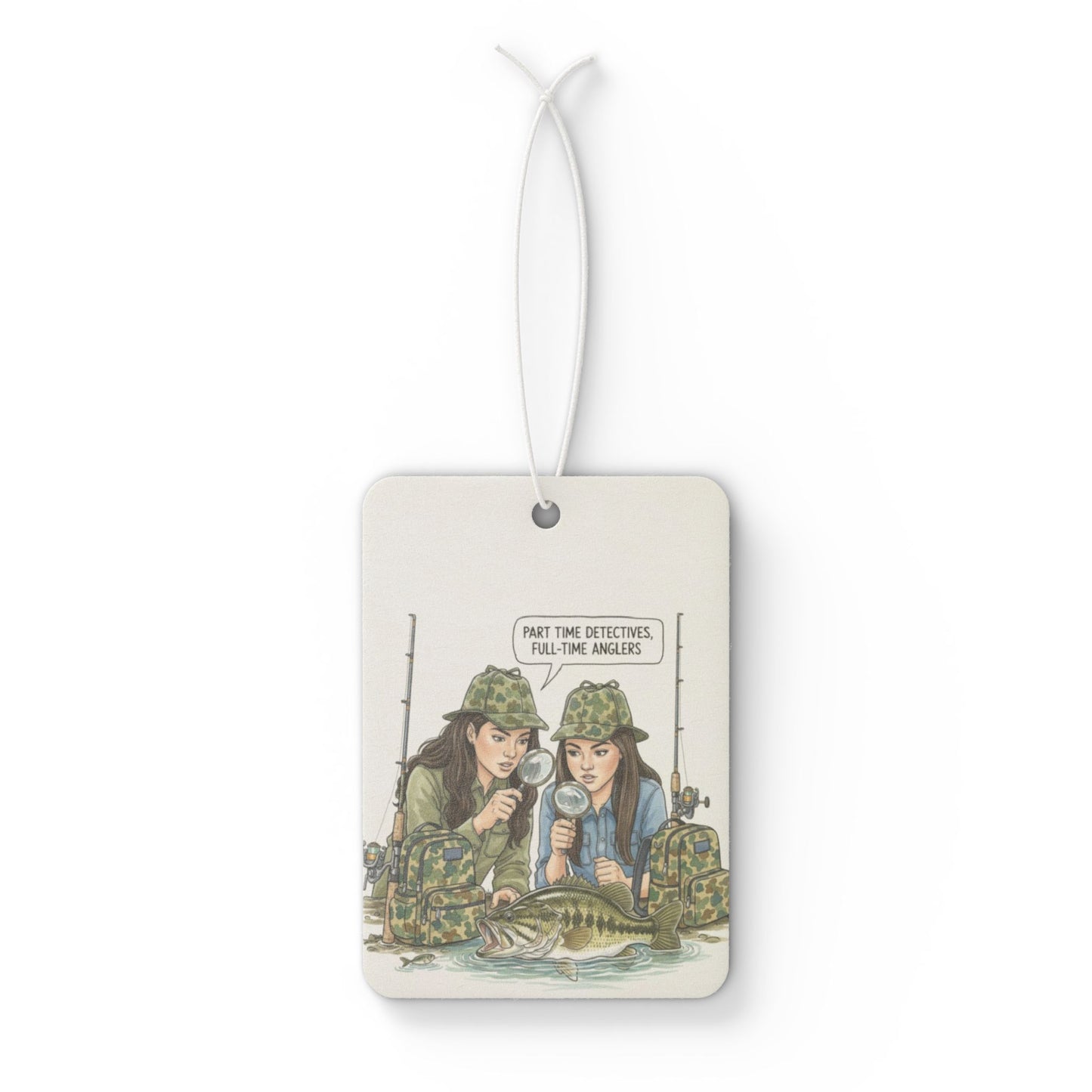 Bass Detective Gumshoe's Go-To Car Air Freshener