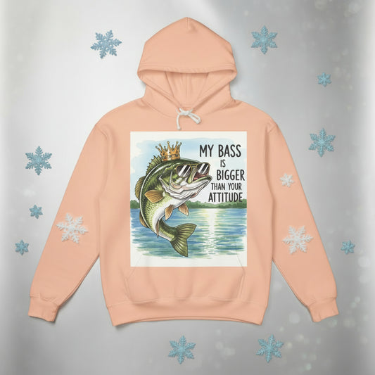 Level Up Your Angler Style: The Reel Girls "Bass vs. Attitude" Hoodie!