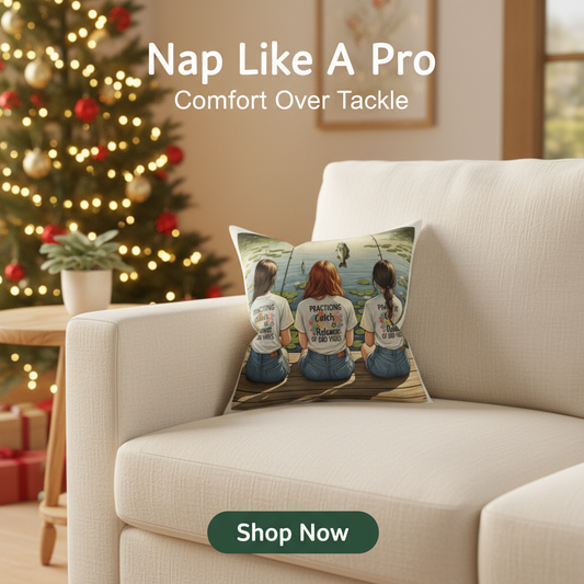 A Cloud for Your Couch Fishing Friends Pillow,Cozy Vibes