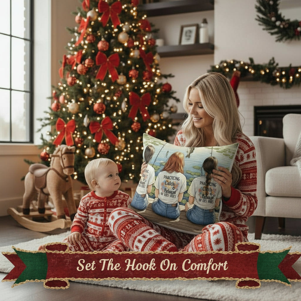 A Cloud for Your Couch Fishing Friends Pillow,Cozy Vibes