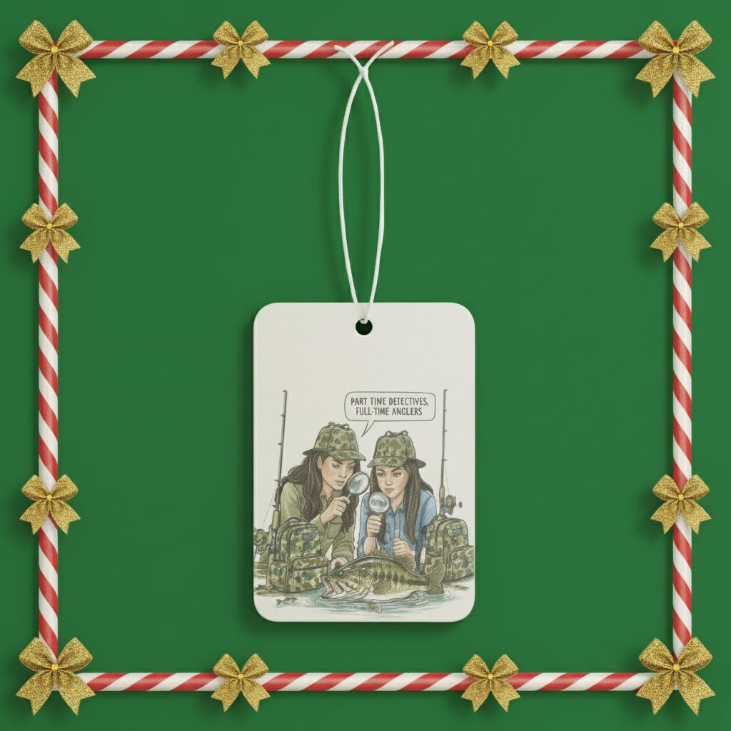 Bass Detective Gumshoe's Go-To Car Air Freshener