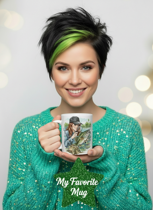 Bass-ically Caffeinated Nature Lover's Drinkware