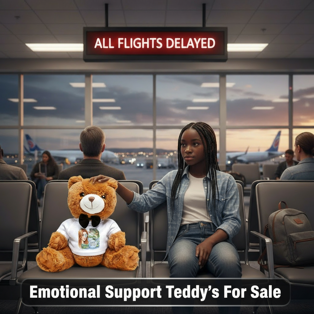 Cuddly Companion Teddy Bear with Custom T-Shirt