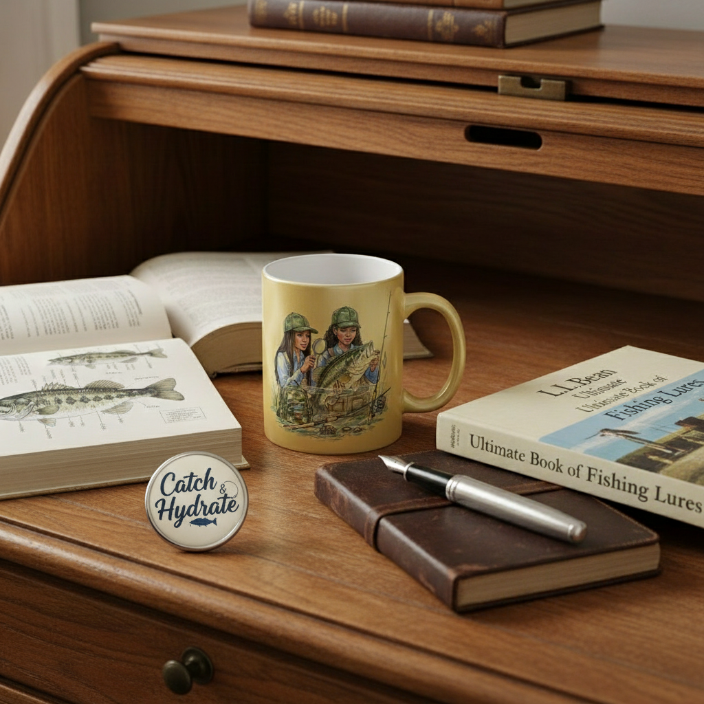 Do Not Disturb Fishing Adventure Metallic Mug