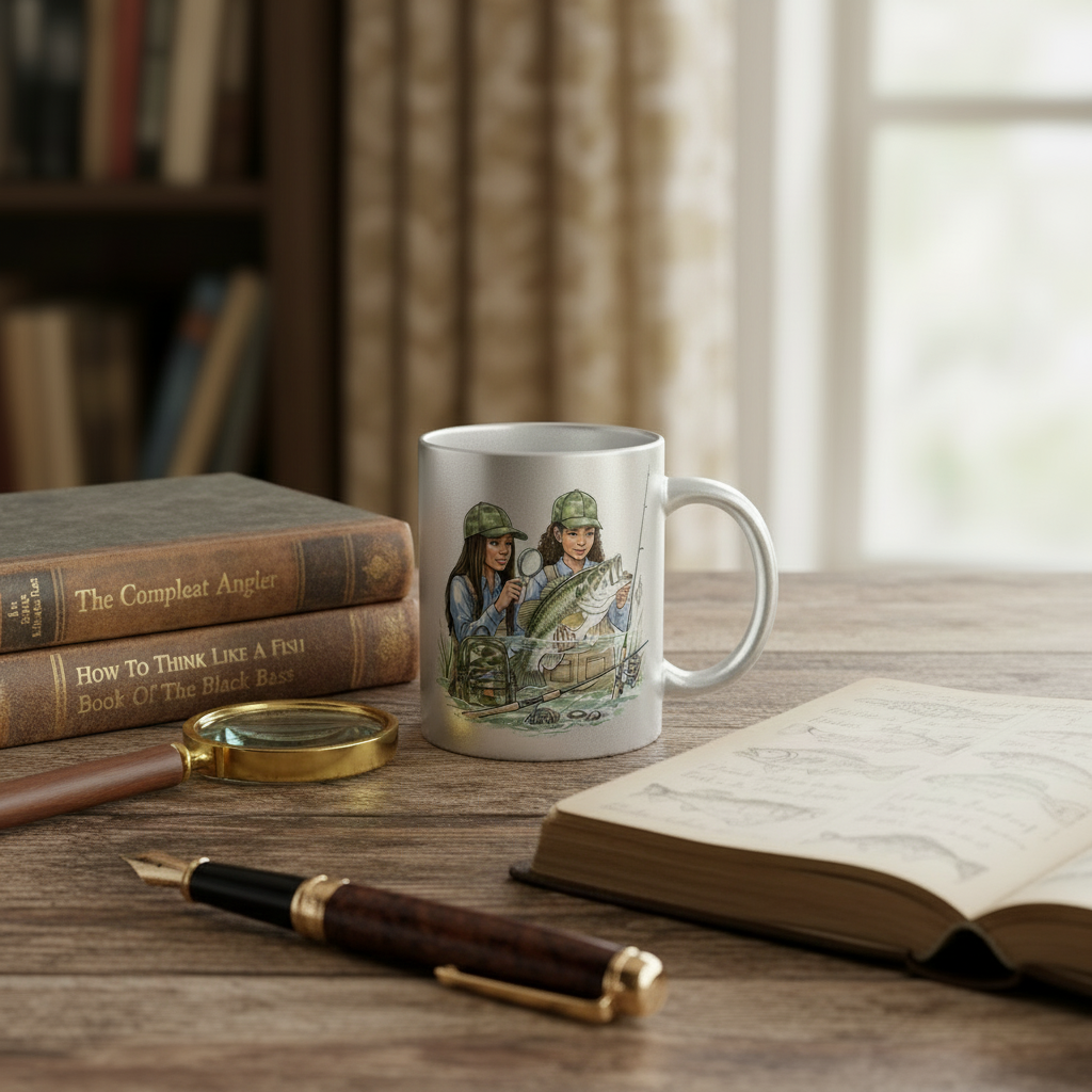 Do Not Disturb Fishing Adventure Metallic Mug