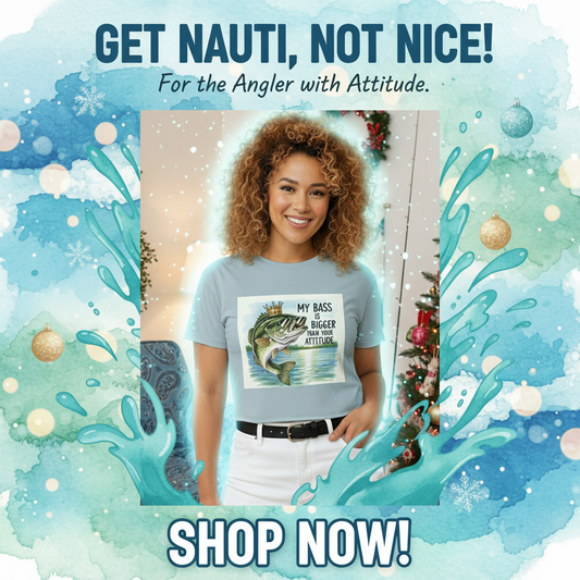 Bass Fishing Master Angler Crop Top - Slay The Summer Reel Girls Style