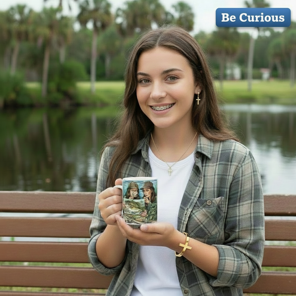 Fueling My Next Big Catch: 11 oz Fishing Friends Coffee Mug