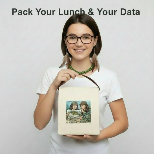 Lure-ing in Lunch: Eco-Friendly Fishing Canvas Lunch Bag