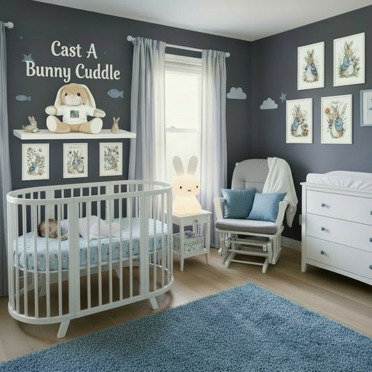 My Angler's Out Fishing, So I'm Here for Hugs: Adorable Plush Bunny