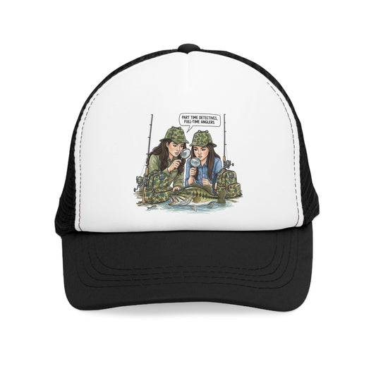 Quirky Fishing Mesh Cap Fun Hat for Fishing Adventures