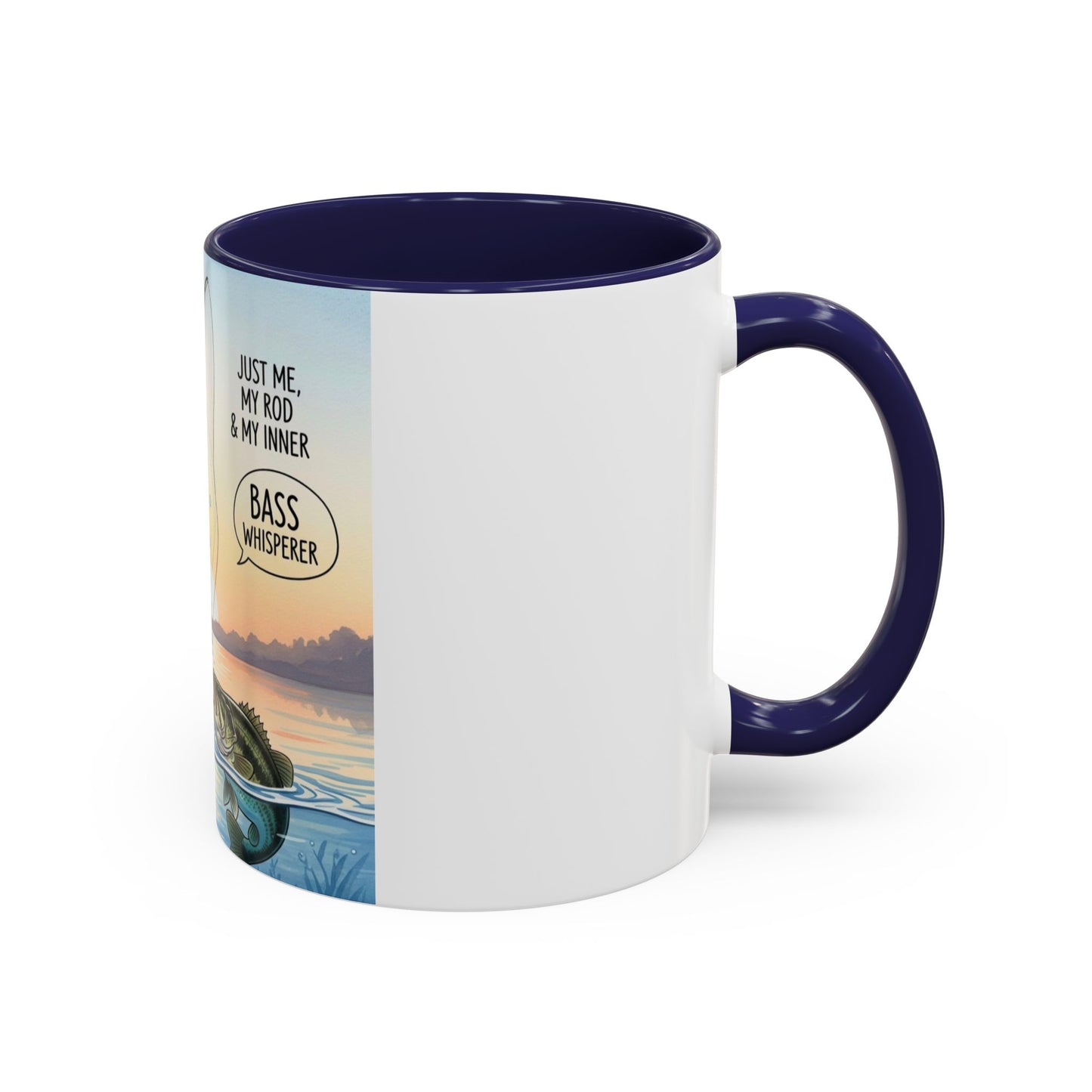 Fishing Lover's Accent Coffee Mug - Bass Whisperer