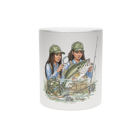 Do Not Disturb "We're Studying Bass" Mug : Fishing Adventure Metallic Mug