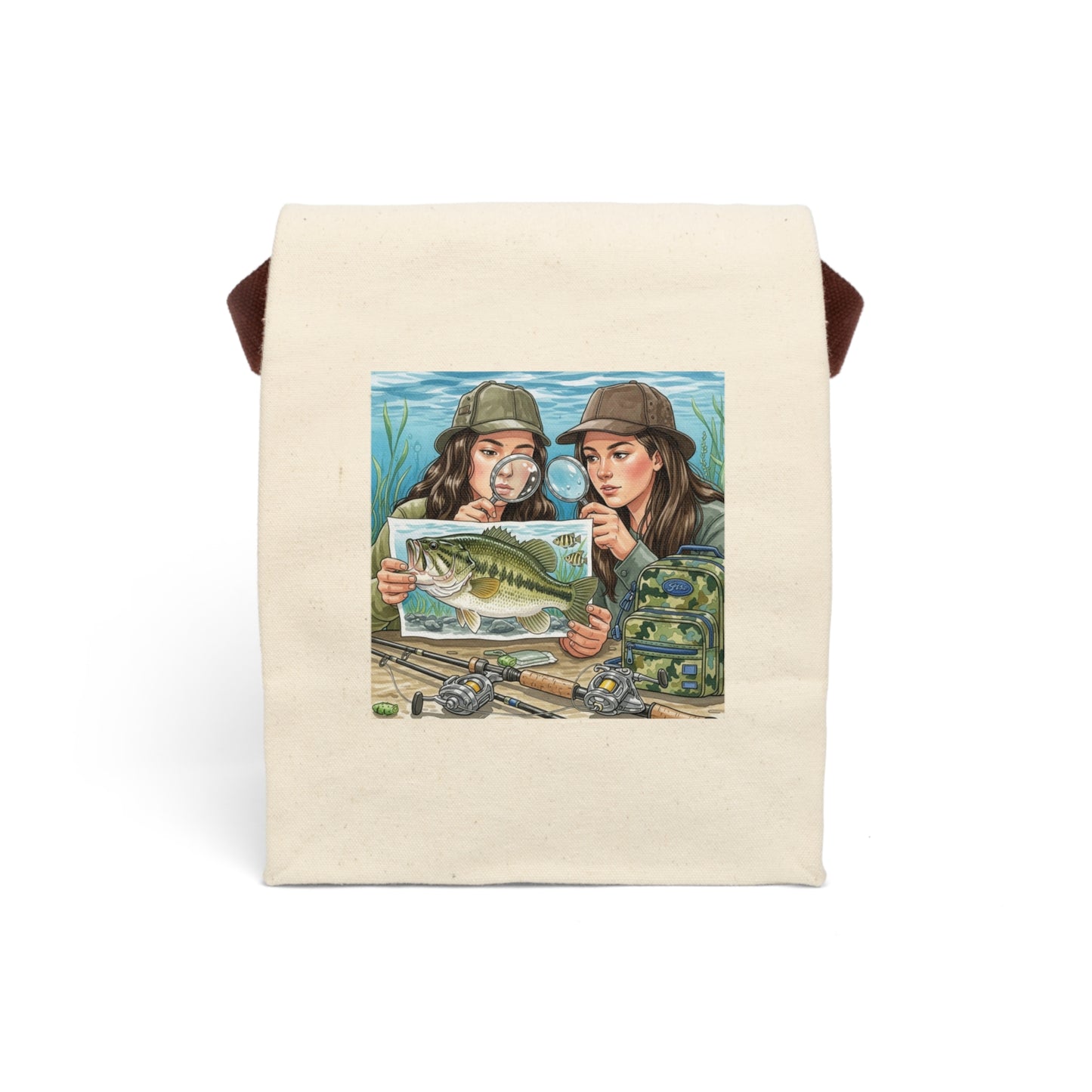 Lure-ing in Lunch: Eco-Friendly Fishing Canvas Lunch Bag