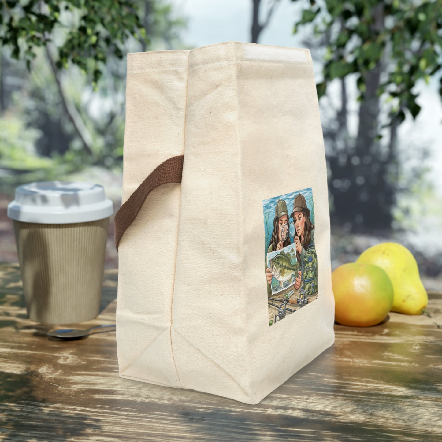 Lure-ing in Lunch: Eco-Friendly Fishing Canvas Lunch Bag
