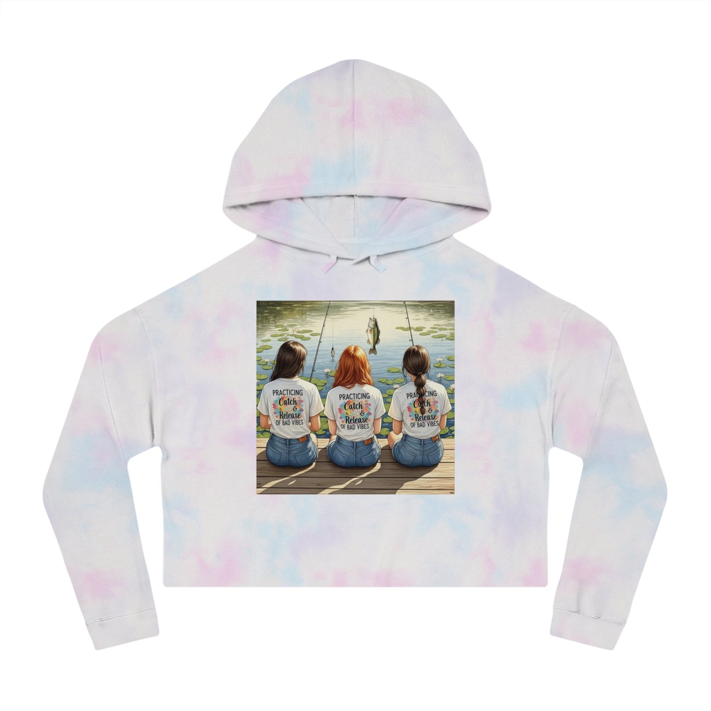 Hoodie So Good, It's Lure-ing: Women’s Cropped Hoodie Sweatshirt for Stylish Casual Wear