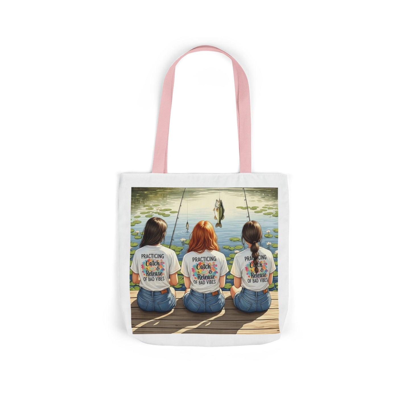 Lure of Friendship Canvas Tote Bag