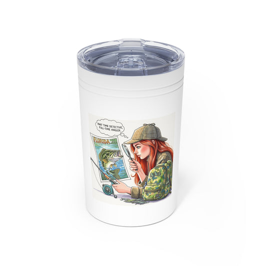 Fishing Lover's Vacuum Insulated Tumbler, Perfect for Outdoors, Fishing Gear, Gifts for Anglers, Cool Drinkware, Adventure Mug