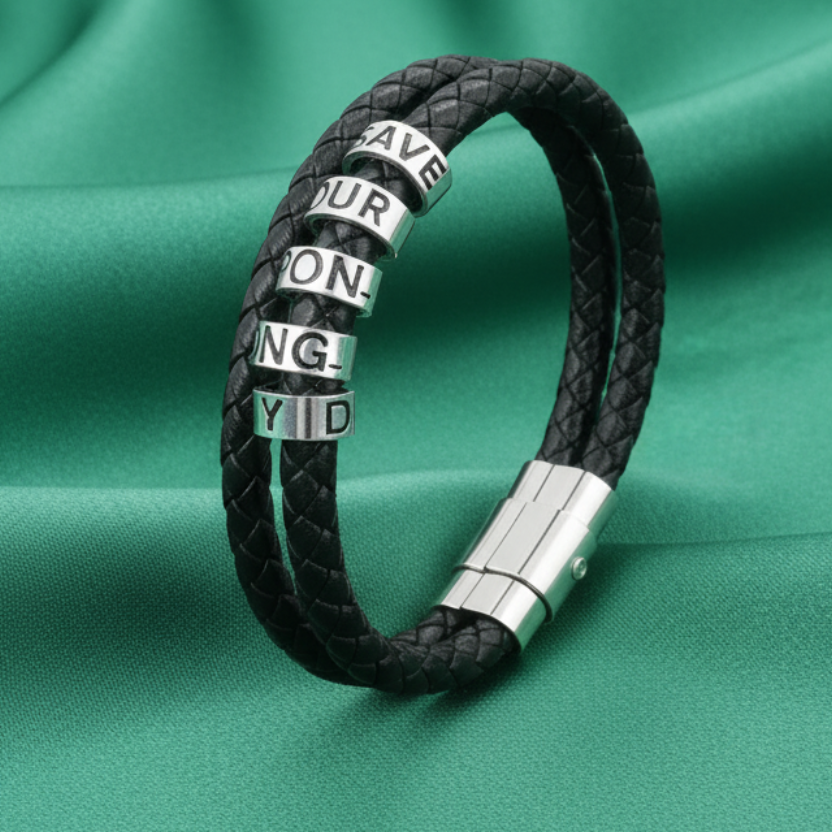 Leather Angler Bracelet | Support Florida Waterways