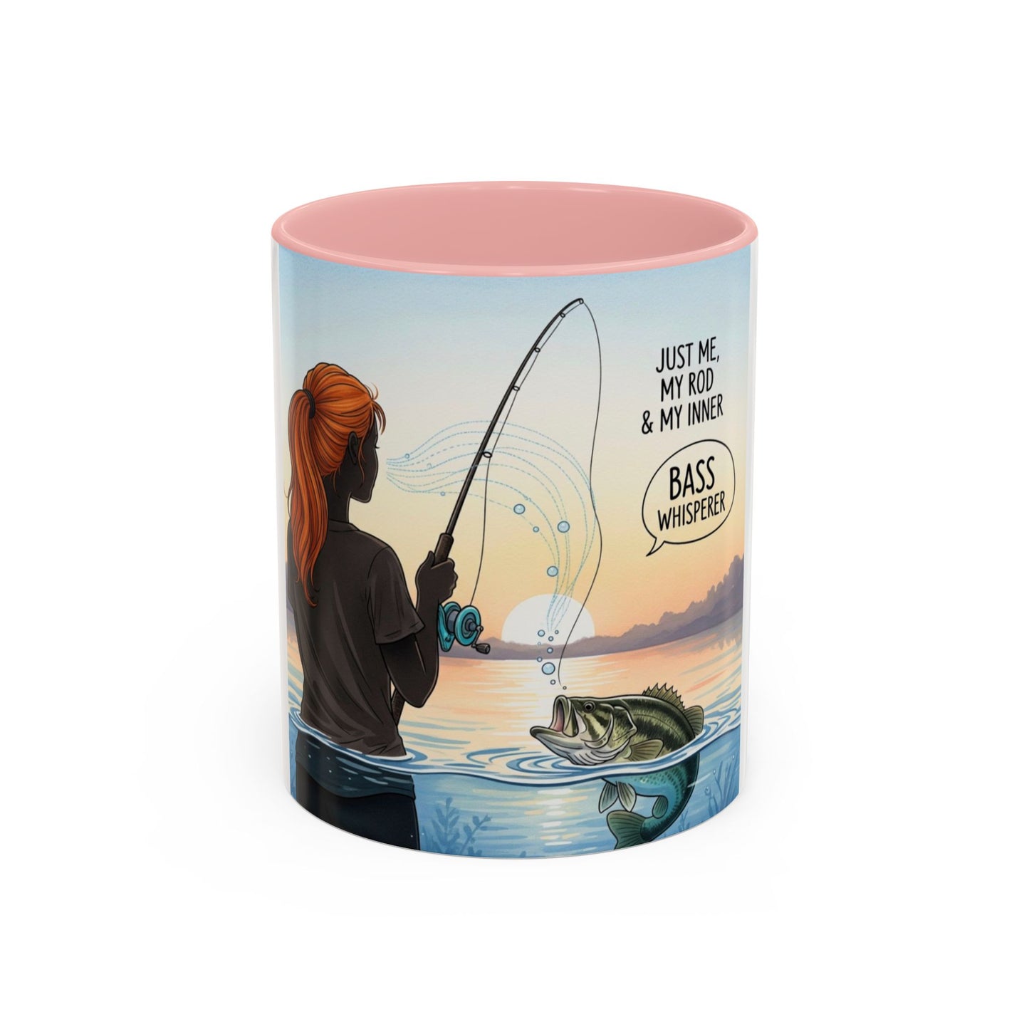 Fishing Lover's Accent Coffee Mug - Bass Whisperer