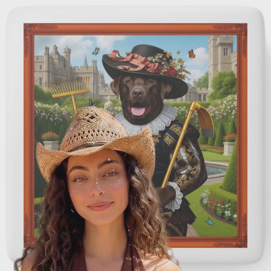 Video - Sir Hank Chocolate Lab Magnet