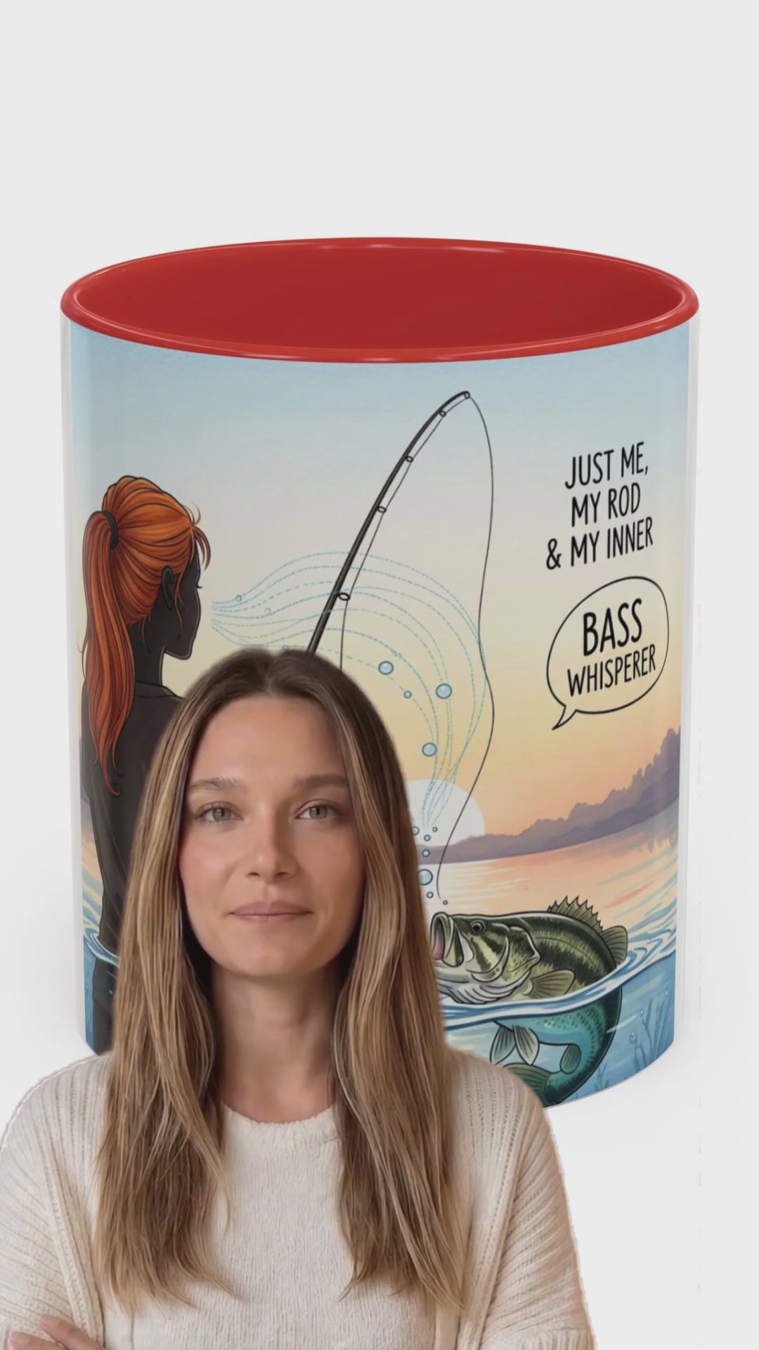 Video - Bass Whisperer Fishing Mug 
