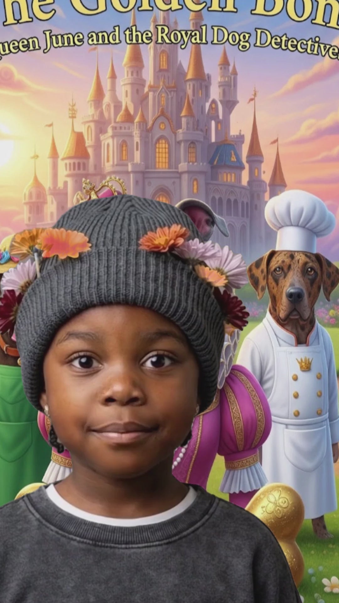 The  Golden Bone: Queen June and the Royal Dog Detectives video. 